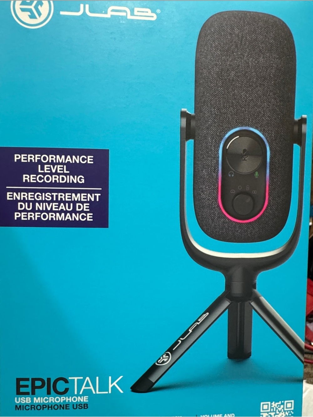 JLab EpicTalk USB Microphone - Black